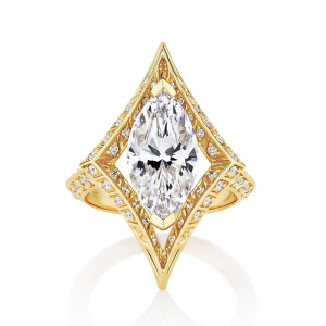Marquise Center in Geometric Frame Ring