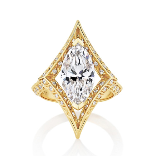 Marquise Center in Geometric Frame Ring
