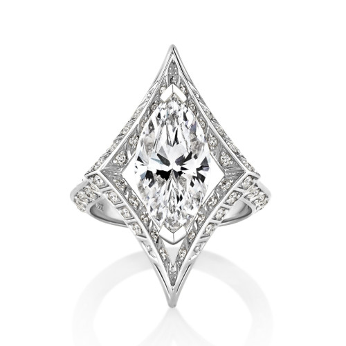 Marquise Center in Geometric Frame Ring