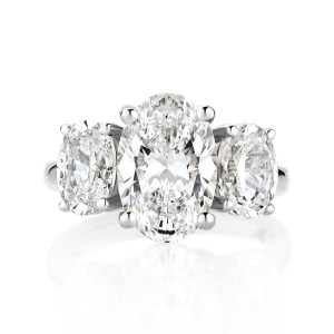 Three Stone Engagement Ring