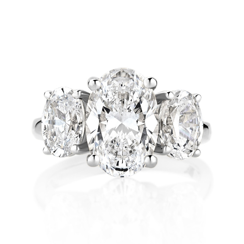 Three Stone Engagement Ring