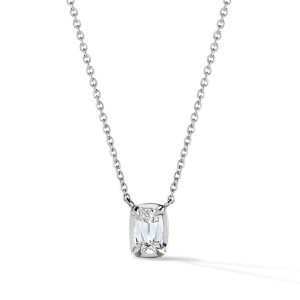 Bezel-Prong Cushion Pendant