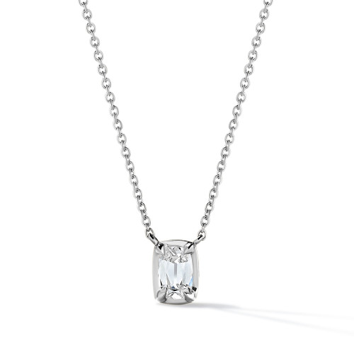 Bezel-Prong Cushion Pendant