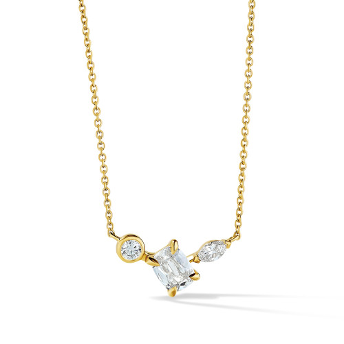 Mulit Stone Pendant Necklace