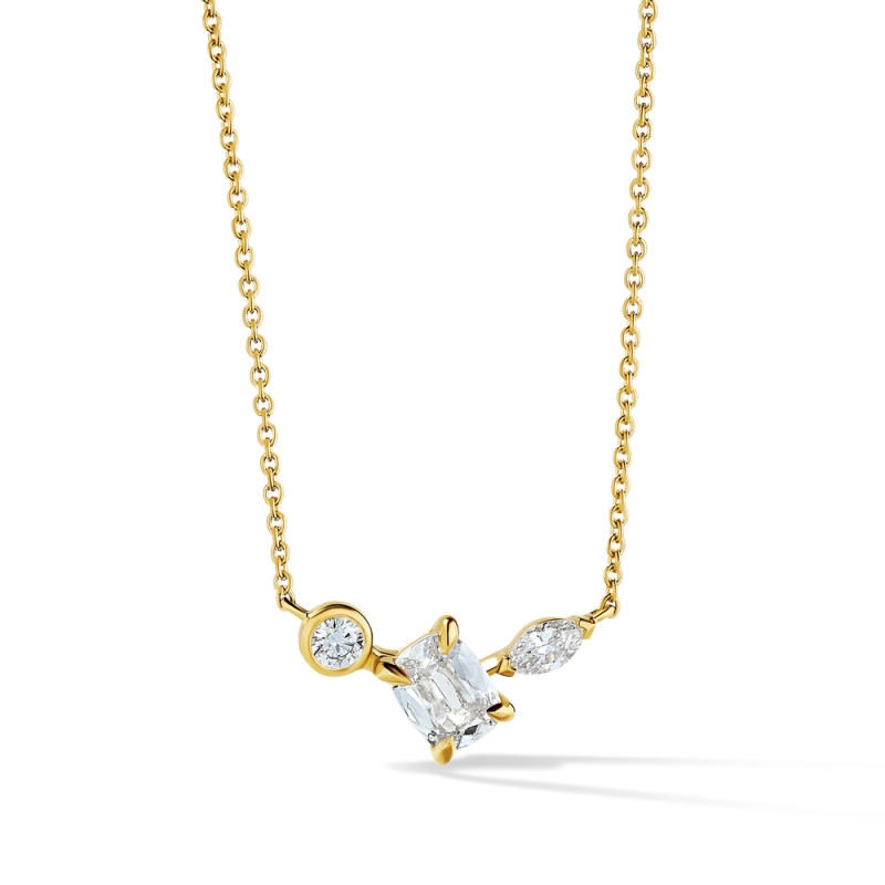Mulit Stone Pendant Necklace