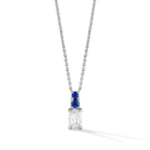 Sapphire and Diamond Pendant