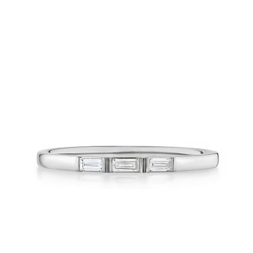 Triple Baguette Diamond Band