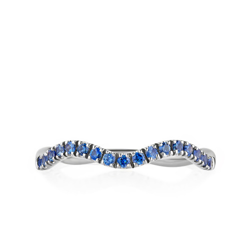 Blue Sapphire Wave Band