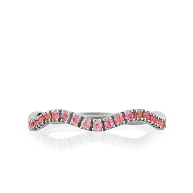 Pink Tourmaline Wave Band