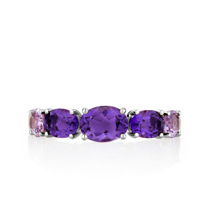 Amethyst Cascading Band
