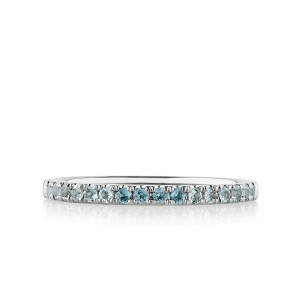 Blue Topaz Straight Line Band