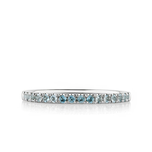 Blue Topaz Straight Line Band